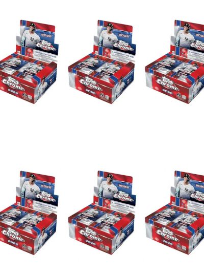 2026 Topps Chrome Baseball Jumbo Box 10x Lot