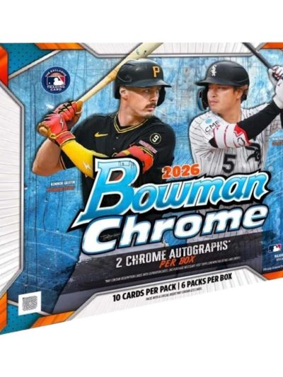 2026 Bowman Chrome Baseball Hobby Box - Sealed Wax