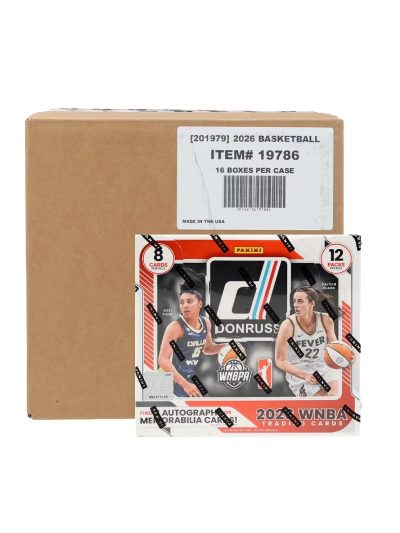 2026 Panini Donruss WNBA Basketball Hobby 16 Box Case