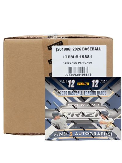 2026 Panini Prizm Baseball Hobby 12 Box Case
