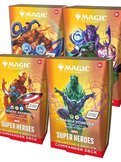 Magic: The Gathering | Marvel Super Heroes - Collector's Edition Commander Deck CASE OF 4