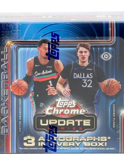 2025/26 Topps Chrome Update Series Basketball Hobby Jumbo