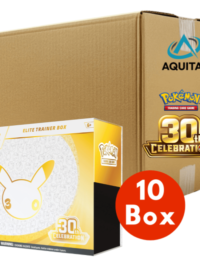Pokémon Mega: 30th Celebration Elite Trainer Box (ETB) Sealed Case (10 Boxes) (ENG)