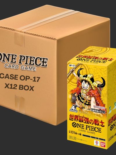 Case One Piece - OP-17 The World's Strongest Warriors (JAP) - 12 Booster box da 24 Buste