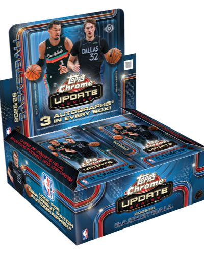 2025-26 Topps Chrome Update Series Basketball Jumbo Box