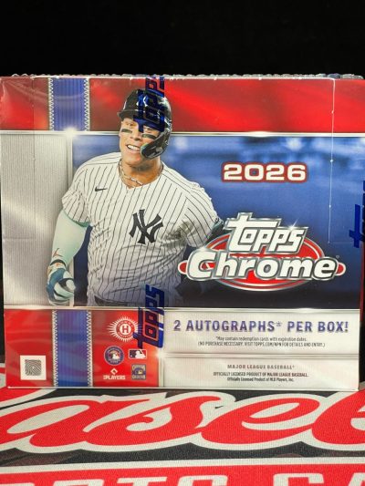 2026 Topps Chrome Baseball Jumbo Box