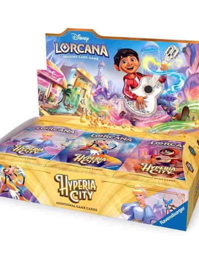 Disney Lorcana: Set 14- Hyperia City- Booster Box Case (4 Displays) (presale)