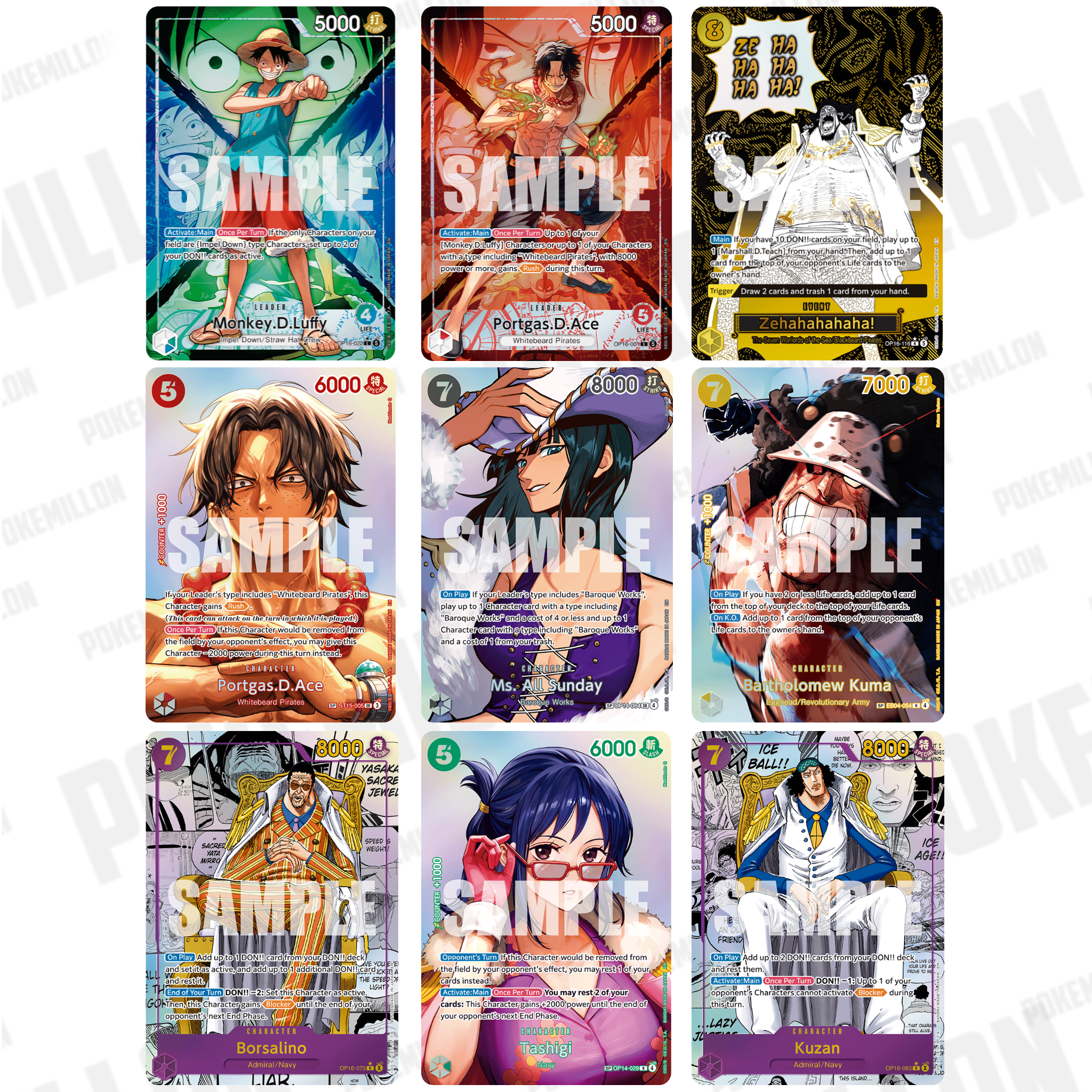 POKEMILLON One Piece | Cartas OP16 The Time of the Battle