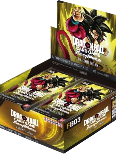 DragonBall Super Card Game - Fusion World FB03 Raging Roar Booster Display (24 Packs) Englisch